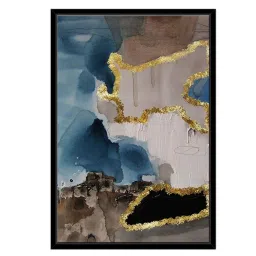999Store Grey Canvas Modern Abstract Canvas Painting image 2