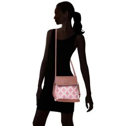 ZOUK White & Red Printed Medium Sling Handbag image 2