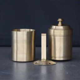 Indian Bartan Gold Brass Coffee Filter-picture-6