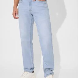 The Souled Store Blue Slim Fit Solid Jeans-image-82