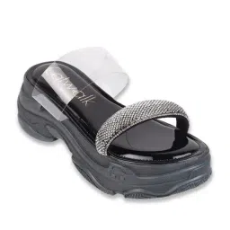 Catwalk Women's Black Casual Sandals-image-99