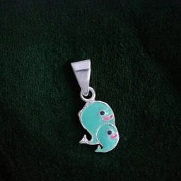 Taraash 925 Sterling Silver Blue Whale Pendant for Kids & Girls-image-14