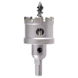 uptodatetools Hole Saw Cutter Drill Bit Masonry Type Round 40 mm Diameter Chrome Finish image 4