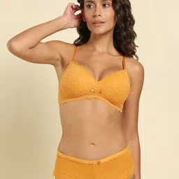 Van Heusen Yellow Bra Medium Coverage image 1