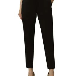 Van Heusen Brown Plain Trousers-picture-33