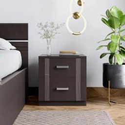 Godrej Interio Zurina Brown Engineered Wood Bedside Table-image-38