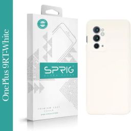Sprig Liquid Silicone Back Cover for Oneplus 9RT 5G (White)-picture-20