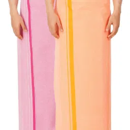 Ethazh Men Pack of 2 Dhotis-image-58