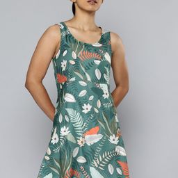 Quechua By Decathlon Tropical Printed A-Line Dress-picture-17