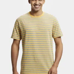Jockey 2715 Yellow Super Combed Cotton Rich Half Sleeves T-Shirt-image-56