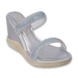 Catwalk Women's Blue Casual Wedges-image-57