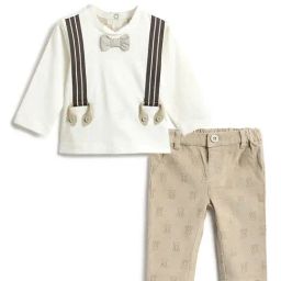 Chicco Boys Cream Regular Fit Printed Clothing Set-picture-41