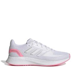 adidas Women's RUNFALCON 2.0 White & Pink Running Shoes-picture-8