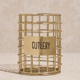 Westside Home Gold Wired Cutlery Holder-image-33
