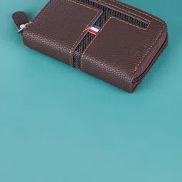SZN Men Zip Detail Leather Card Holder-picture-53
