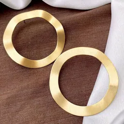 UnfoldSelf Contemporary Hoop Earrings-56