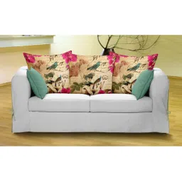 BIANCA Soft-Touch Digitally Printed Cushion Cover [Hidden Zipper On Side] -3pc 16 X16 set image 1