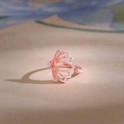 GIVA 925 Sterling Silver Rose Gold Ring for Women-image-85