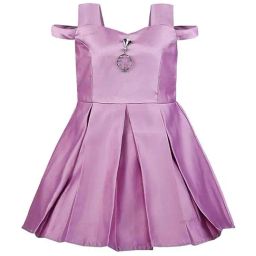 Wish Karo Kids Purple Frock-image-49