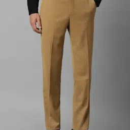 Louis Philippe Brown Slim Fit Trousers-picture-44
