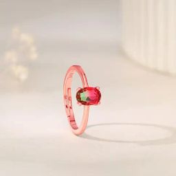 GIVA 925 Sterling Silver Rose Gold Ring for Women-image-87