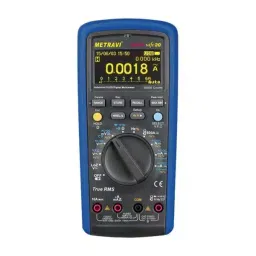 Metravi Digital TRMS Multimeter OLED Display Blue & Black, Metrasafe-20-15