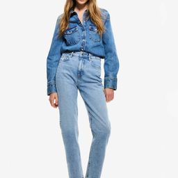 H&M Tapered High-Waist Ankle Jeans-picture-30