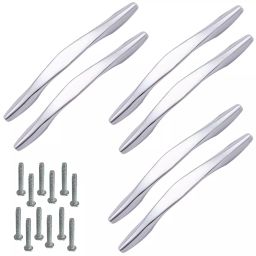 Atom CH-WE218-CP-04-106 4 Inch Zinc CP Finish Cabinet Pull Handle (Pack of 6)-picture-35