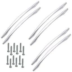 Atom CH-WE218-CP-10-106 254 mm(10 Inch) Zinc CP Finish Cabinet Pull Handle (Pack of 6)-picture-34