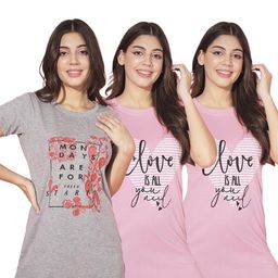 TRENDY WORLD Women Cotton Tshirts-image-54