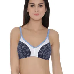 Clovia Navy Non-Wired Non-Padded Full Coverage Bra-picture-42