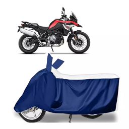 Auto Pearl Two Wheeler Cover for BMW F 850 GS - White, Blue-image-29