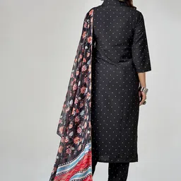 Anouk Rustic Women Ethnic Motifs Printed Regular Kurta with Trousers & With Dupatta image 5