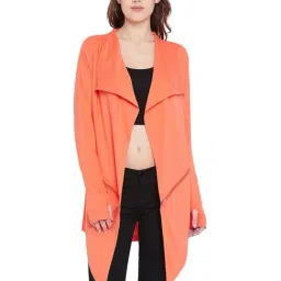 Hypernation Coral Cotton Shrug-image-7