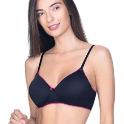 Amante Black Non Wired Padded T-Shirt Bra-image-98