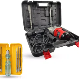 Hillgrove Chuck Size 17 mm Hammer Impact Drill kit 1200 W, HGCM880M2-38