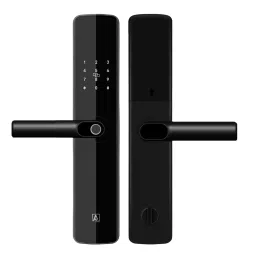A2 SWEDEN Smart Lock Upto 50 Fingerprint & Upto 100 IC Card Acess Matte Black, ALPHA 10 BM-38