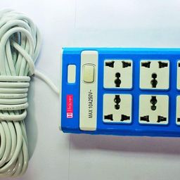 HARIKRUPEX 6 Socket Switch Board Extension Cord with 10M Long Wire (Multicolor) image 3