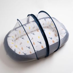Aariro Organic Cotton Cozy nest Little Dino With Mosquito Net (9-18 Months)-19