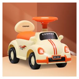 Dash Car Ride-On For Kids With Headlights Music Under Seat Storage Big Wheels And Push Handle Ideal Ride-On for 1+ Years Kids 20kg Capacity Durable Blue Baby Toy Car-image-80