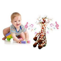 NIYAMAT Talking Giraffe Toy, It Will Repeat What Ever is Said by You, Multifunctional Electrical Plush Toy Repeat What You Say, Singing Electronic Pet for Toddlers -Swing and Sing Toy-21