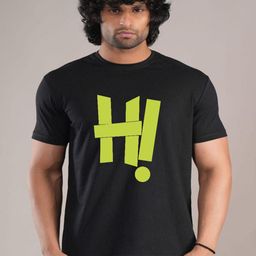 HESHA Chaudhary Typography Printed Pure Cotton Relaxed Fit T-shirt-image-27