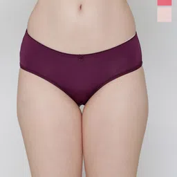 B'ZAR Pack Of 3 Hipster Mid Rise Brief BZP9001-Pch-Melon-Wine-picture-12