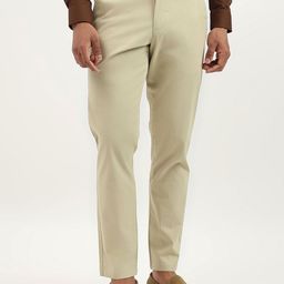 United Colors of Benetton Men Relaxed Fit Mid-Rise Chino Trousers-picture-19