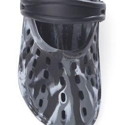Skechers Printed Clogs with Back Strap - Charcoal Grey image 5