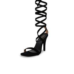 stylzrepublic Women Slim Heeled Sandals with Bows-27