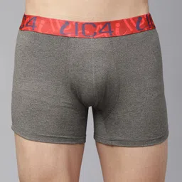 IC4 Men Pack of 2 Black & Charcoal Grey Trunk 0B-C-224P2-0