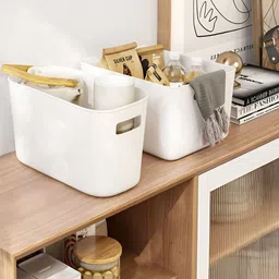 Arhat Organizers White 2 Pieces Regular Drawer Organisers-35