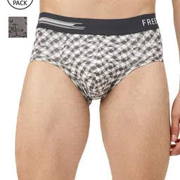 FREECULTR Men Pack Of 2 Self-Design Trunks FC-PT-B-MWH-CSG-02-25