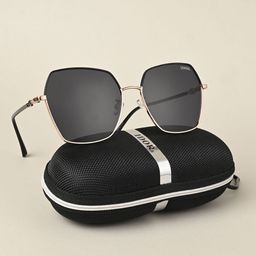 IDOR Unisex Square Sunglasses with Polarised and UV Protected Lens IDOR-3112-C1-14